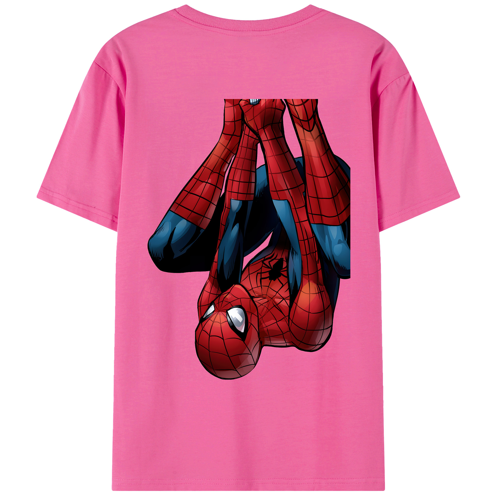 （画像用） Spider Man スパイダーマン レディース半袖Tシャツ(バックプリント)